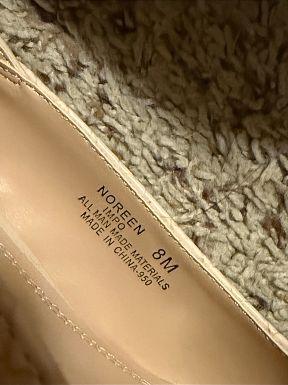 Impo Blush cream Woven Slingback Kitten Heel sz 8M - Picture 7 of 7